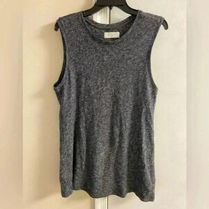 Everlane cami knit long line heather black‎ wool blend Medium